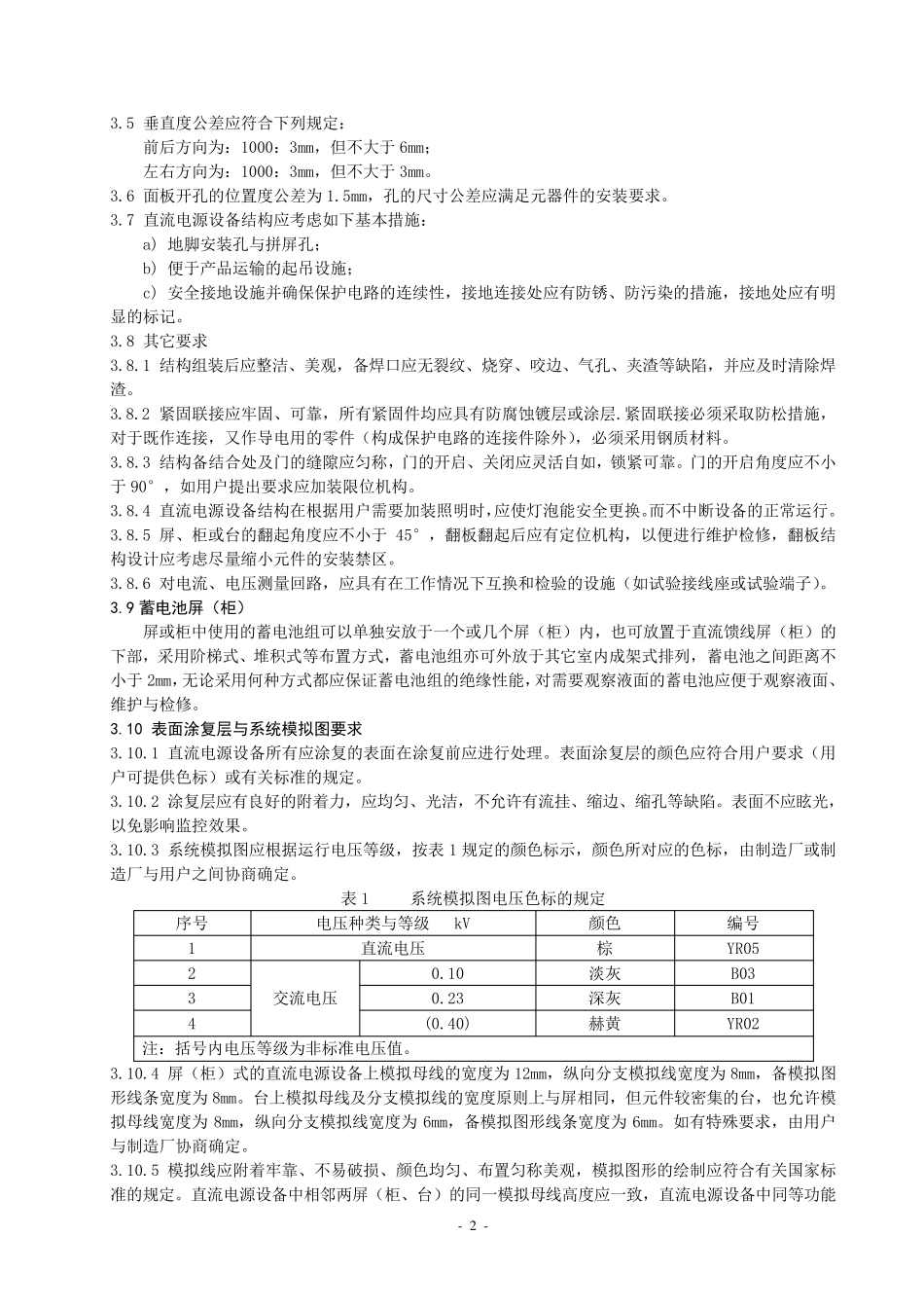 直流屏技术条件_第2页