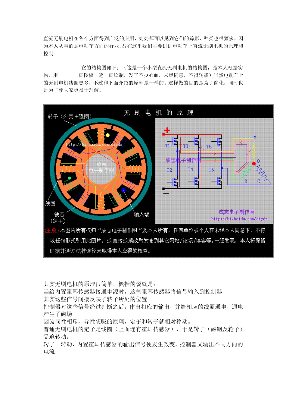 直流无刷电机的原理与控制_第1页
