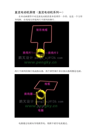 直流电动机原理