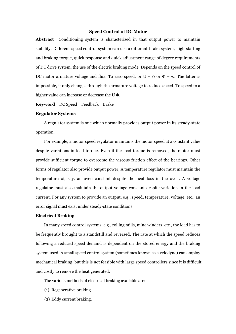 直流电动机调速控制外文翻译_第1页