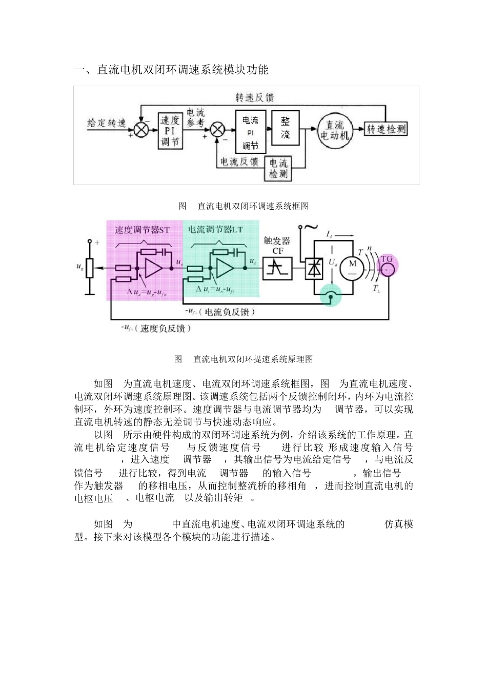 直流电机双闭环调速系统MATLAB仿真_第2页