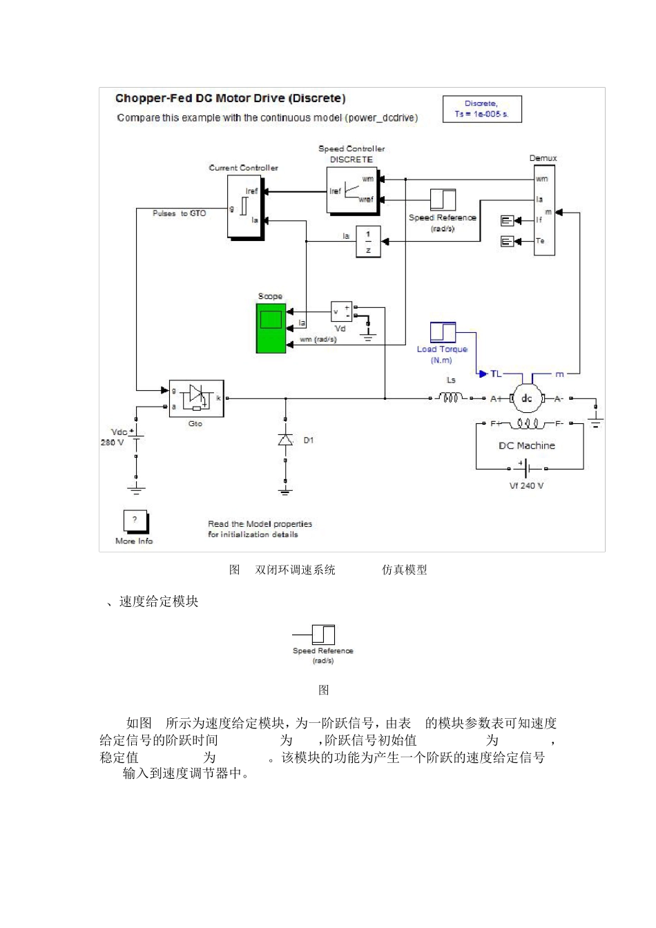 直流电机双闭环调速系统MATLAB仿真_第3页