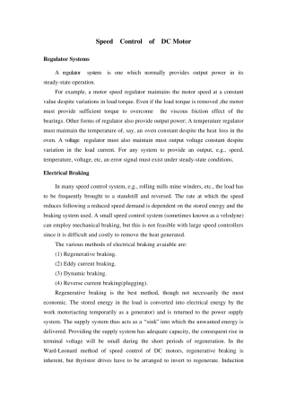 直流电机速度控制SpeedControlofDCMotor中英文资料