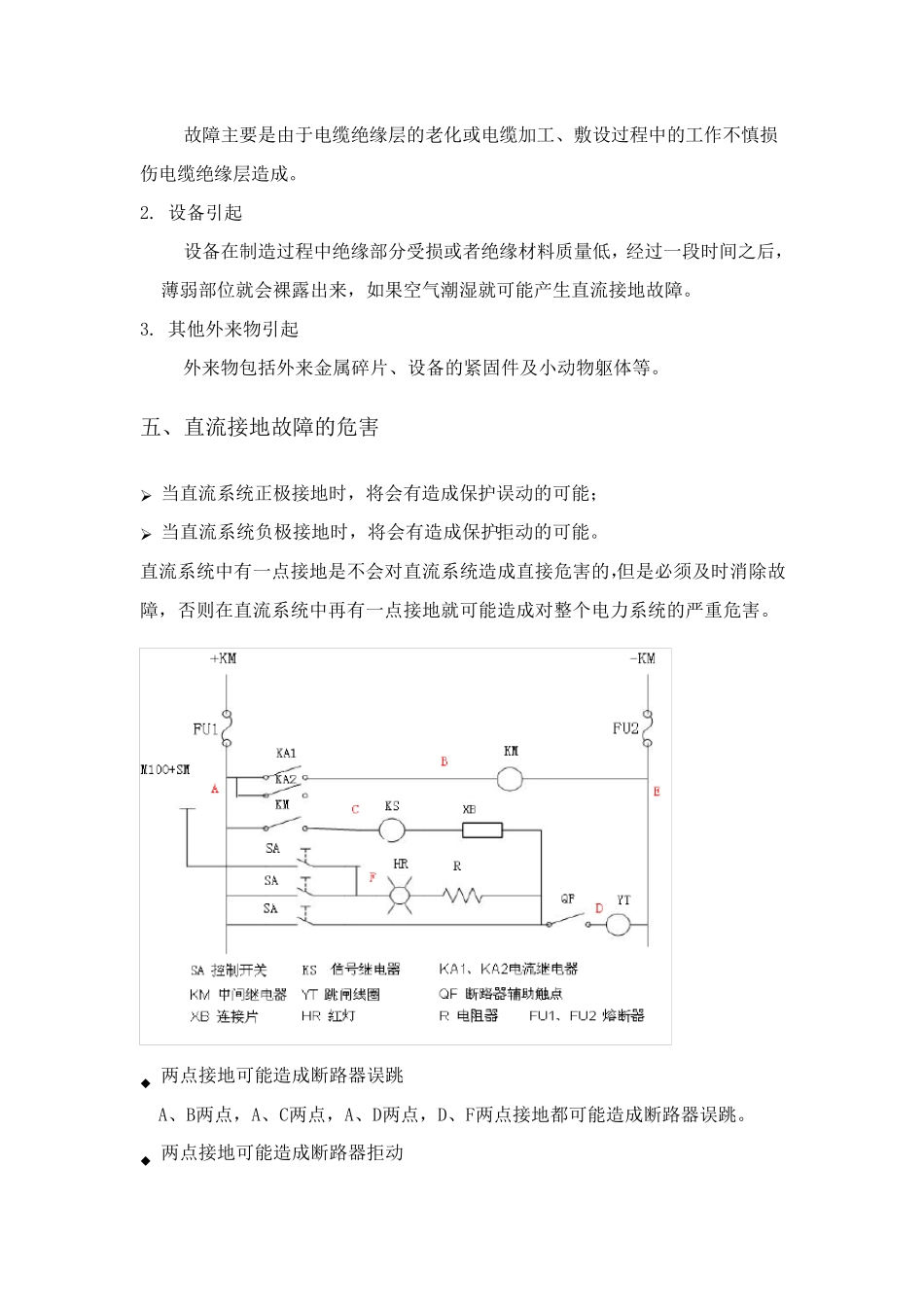 直流系统绝缘降低的危害及解决的方法_第3页