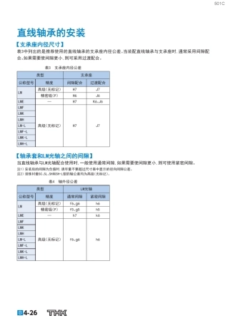 直线轴承的安装方式
