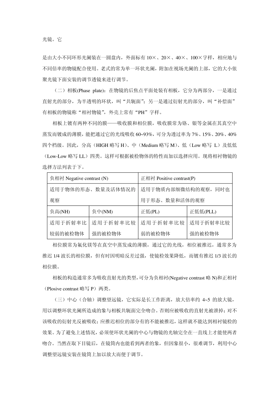 相衬显微镜的基本介绍_第3页