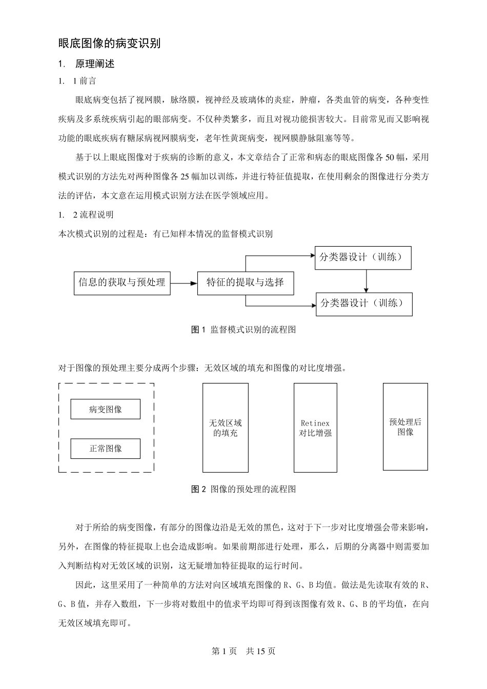 眼底图像的病变识别_第1页