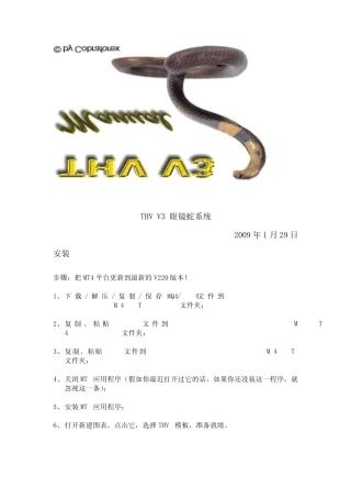 眼镜蛇交易系统中文指南