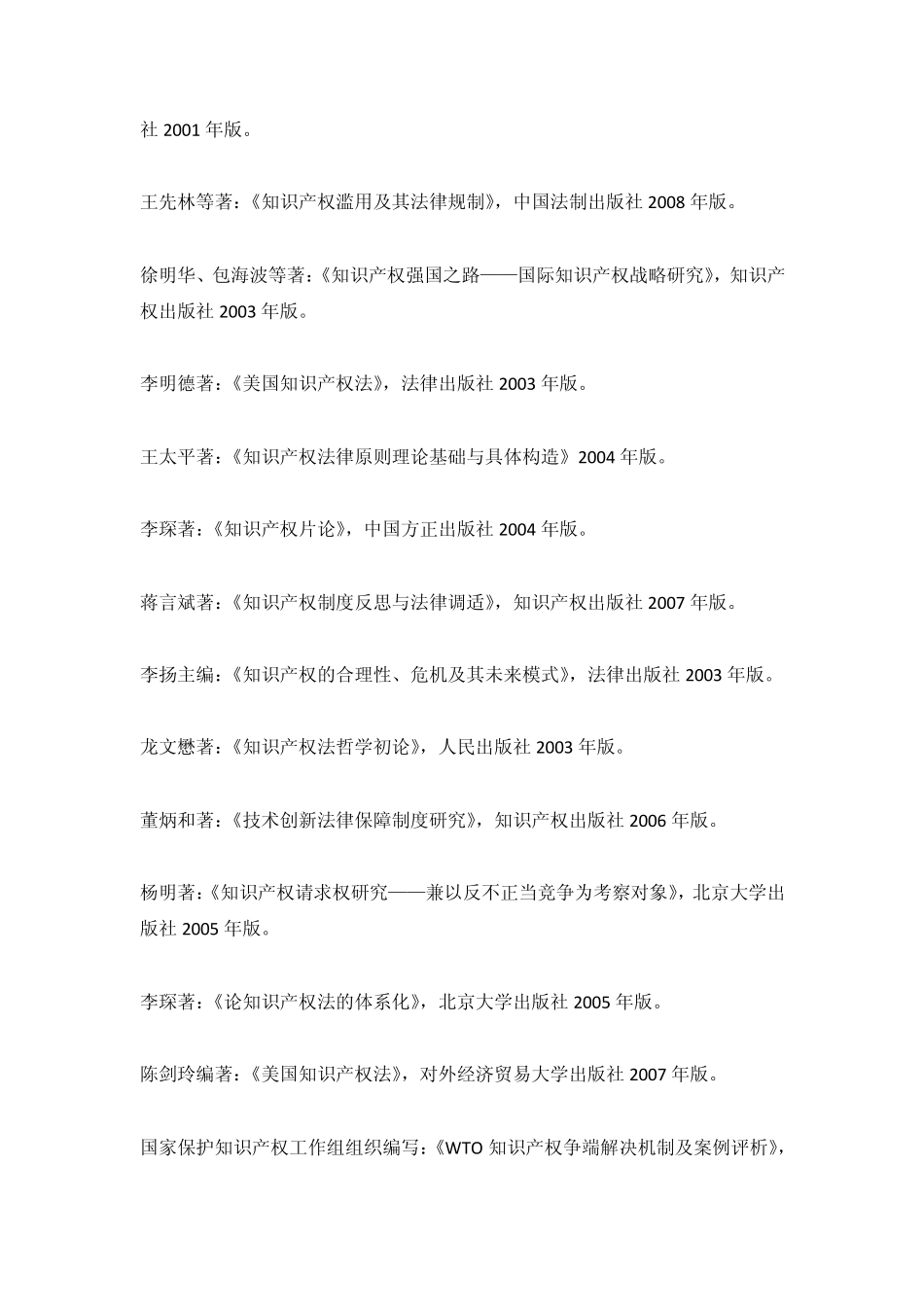 知识产权推荐书目_第2页