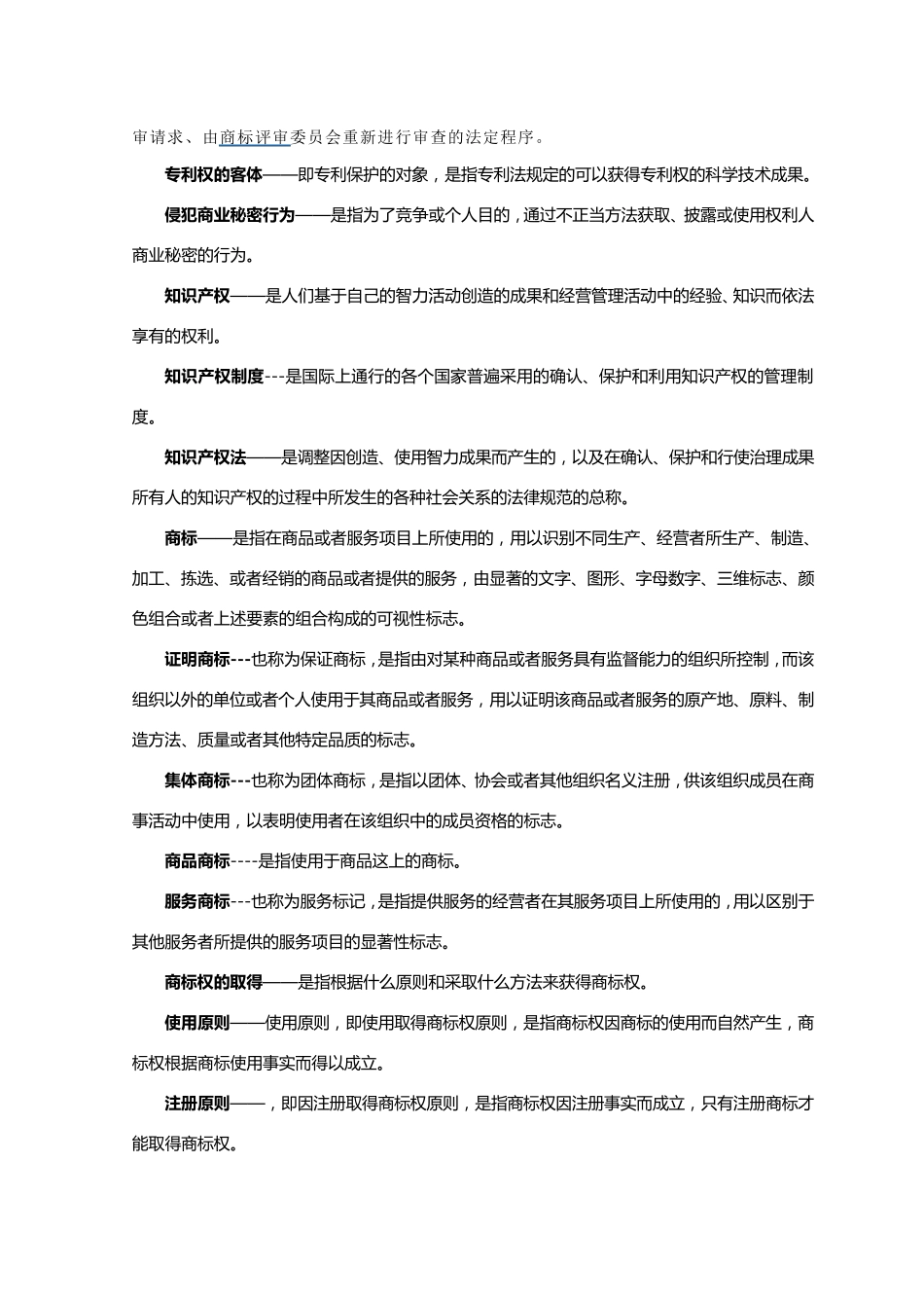 知识产权法名词解释集锦_第2页