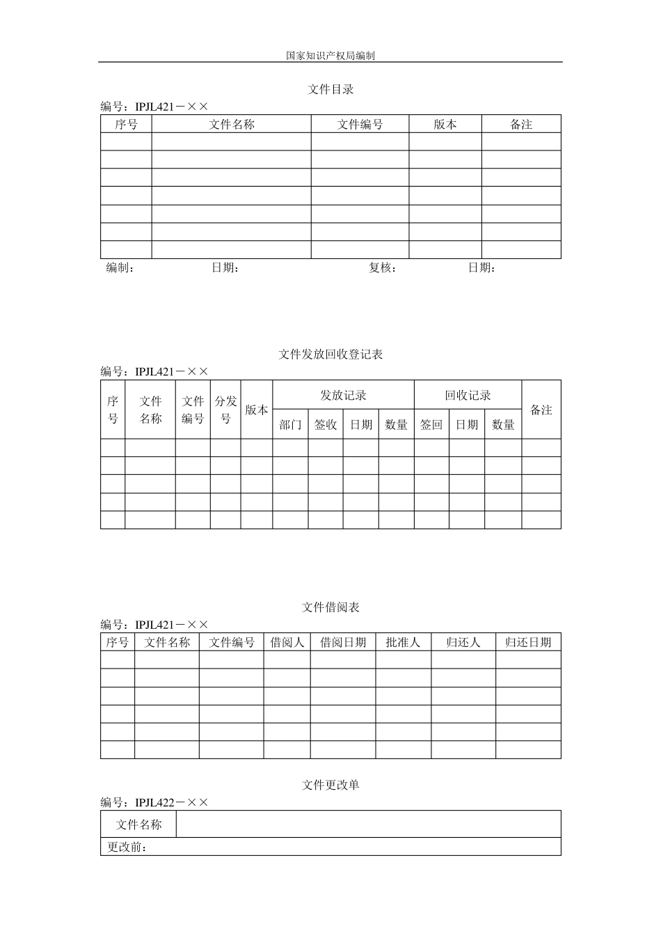 知识产权贯标记录清单_第3页