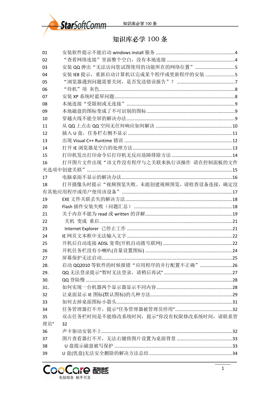 知识库100条_第1页