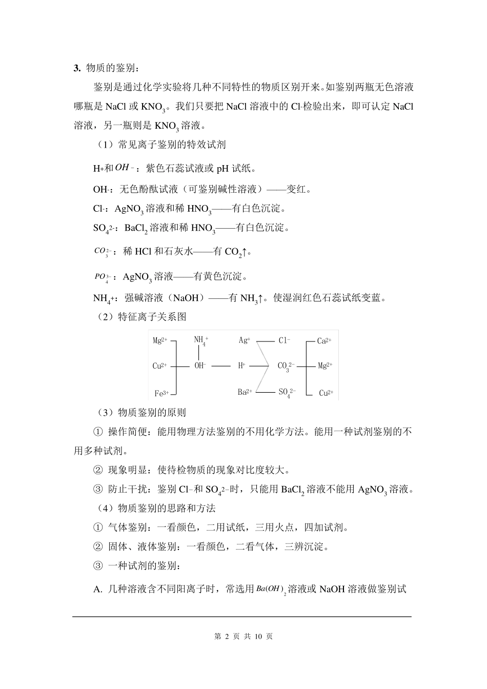 知识总结：初中中考化学常见的题型总结_第2页