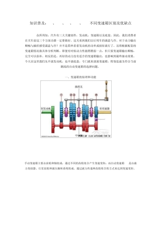 知识普及：MT、AMT、AT、CVT、DSG不同变速箱区别及优缺点