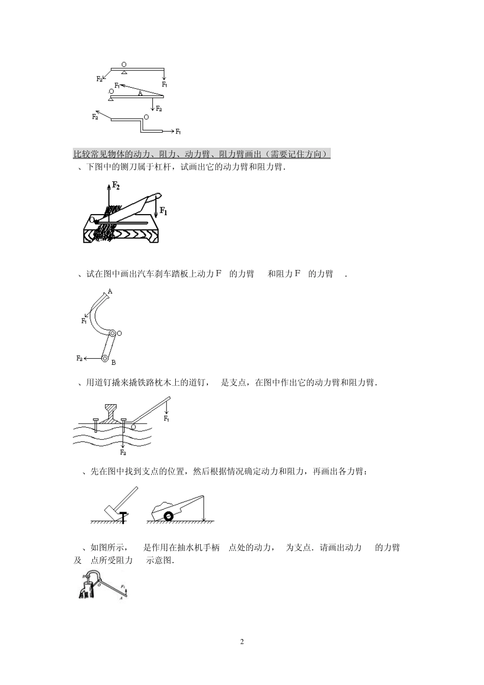 知识点公式背诵总结2.3(初中科学物理化学总结)_第2页