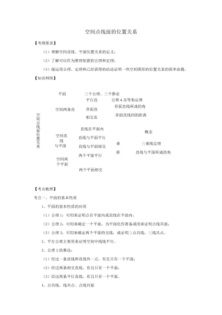 知识讲解_空间点线面的位置关系(基础)