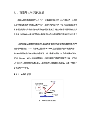 石墨烯拉曼测试解析