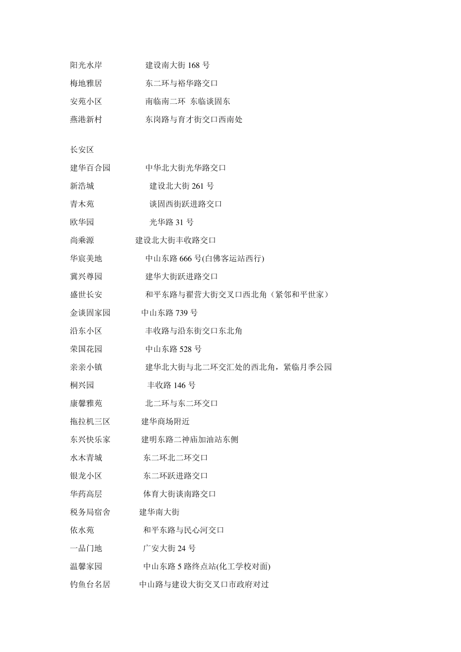 石家庄所有小区名称及分布_第3页