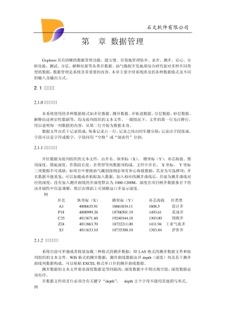 石文软件数据格式