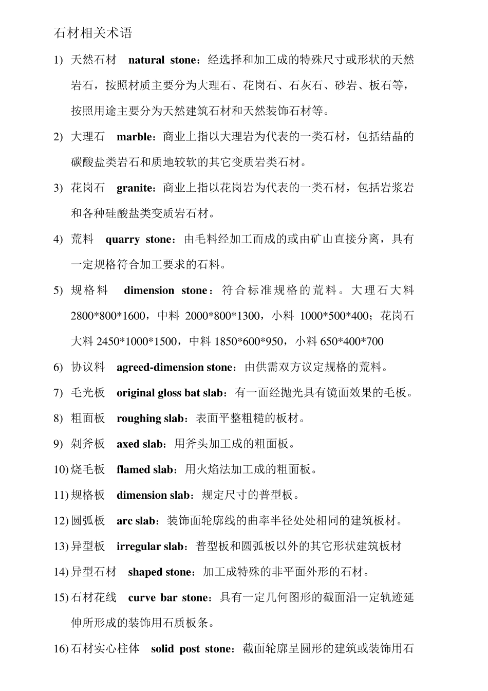 石材品种分类及特性介绍_第3页