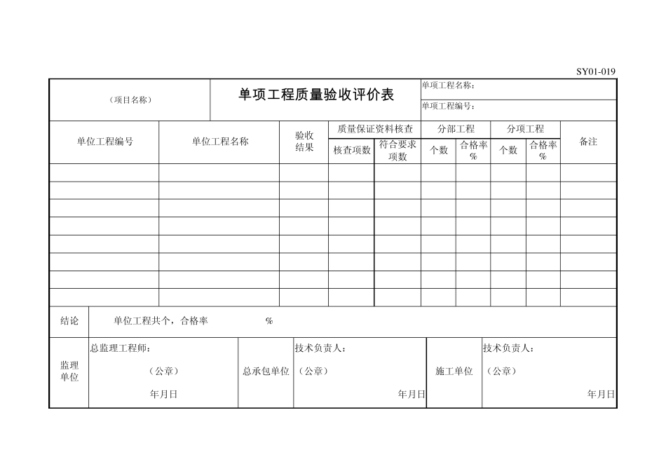 石油化工开工报告、分部分项工程质量验收评价表、防腐、绝热施工记录_第2页