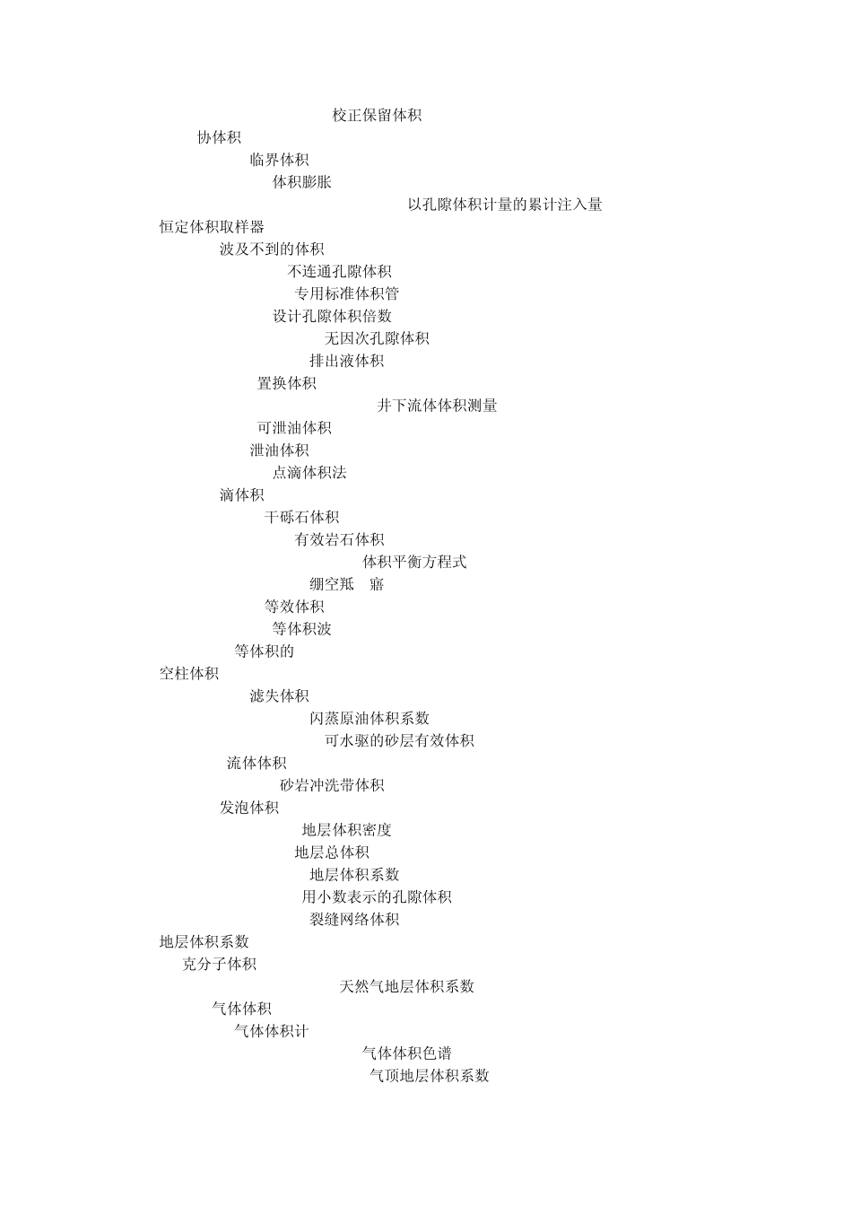 石油工程专业词汇英汉互译_第2页