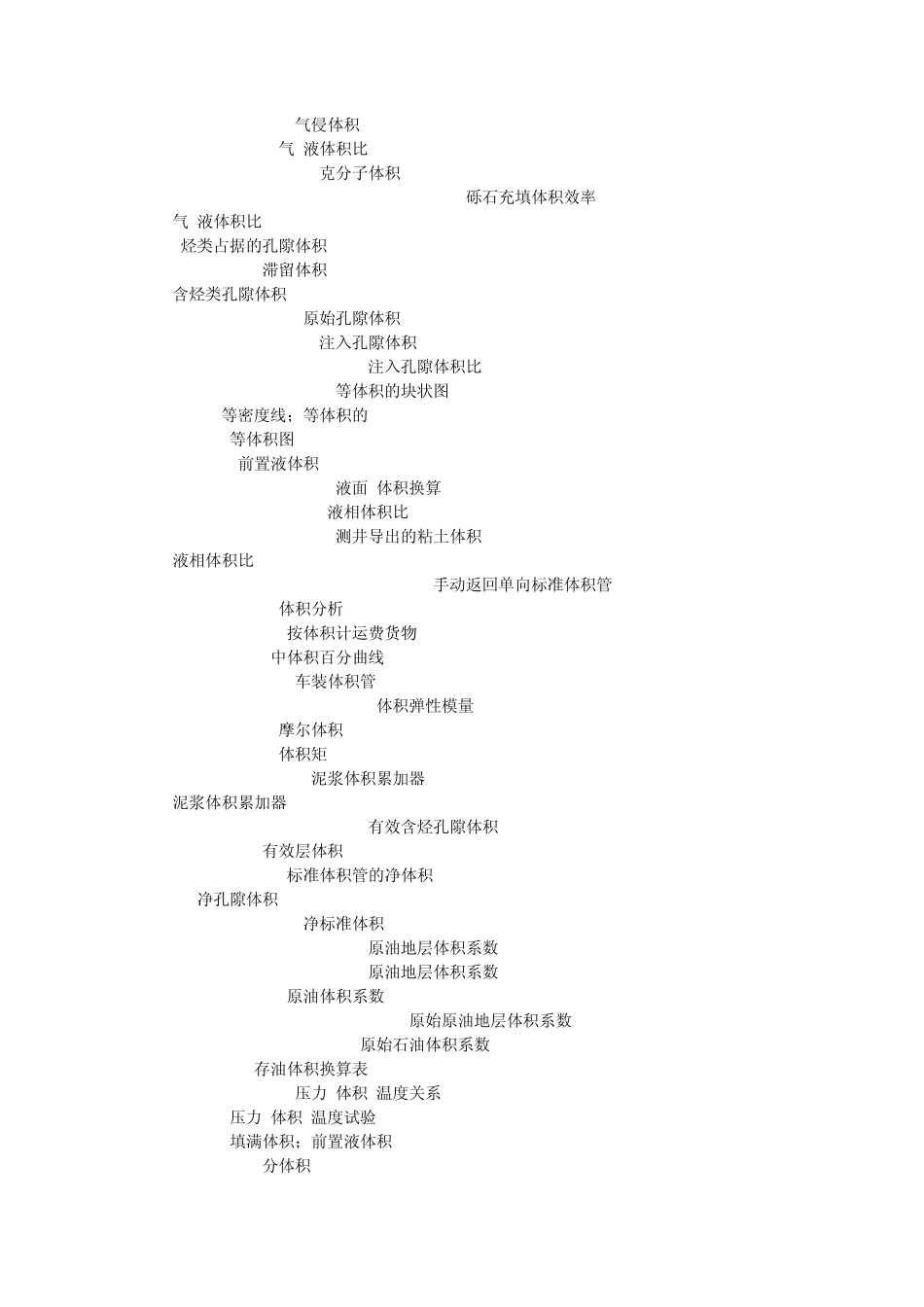 石油工程专业词汇英汉互译_第3页