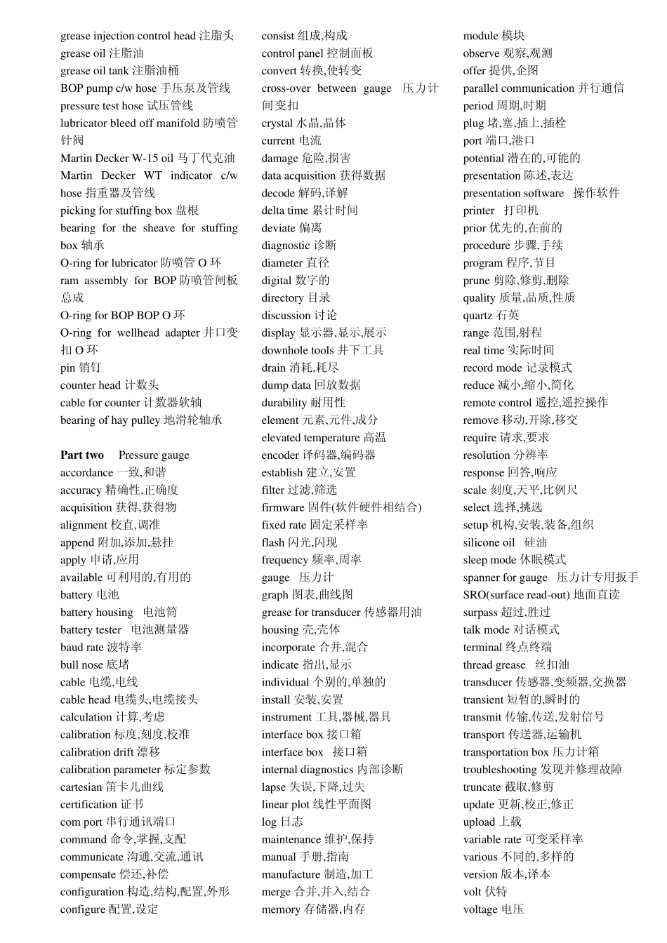 石油钻井词汇_第2页