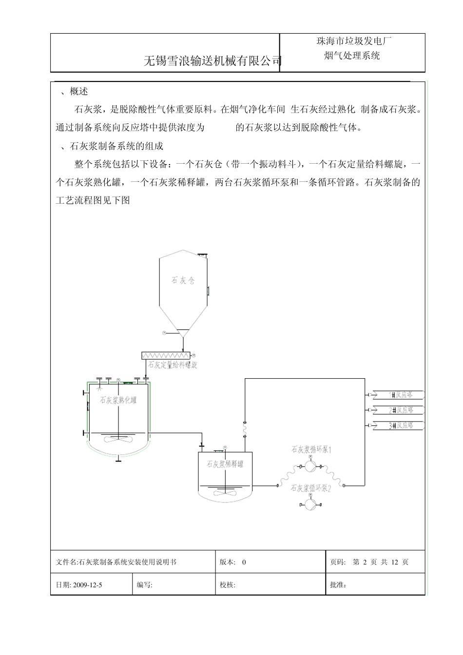 石灰浆制备安装调试说明书_第2页