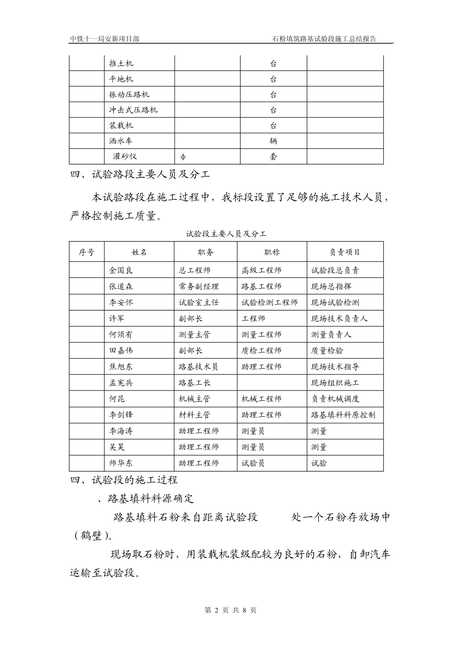 石粉填路基试验段施工总结_第2页