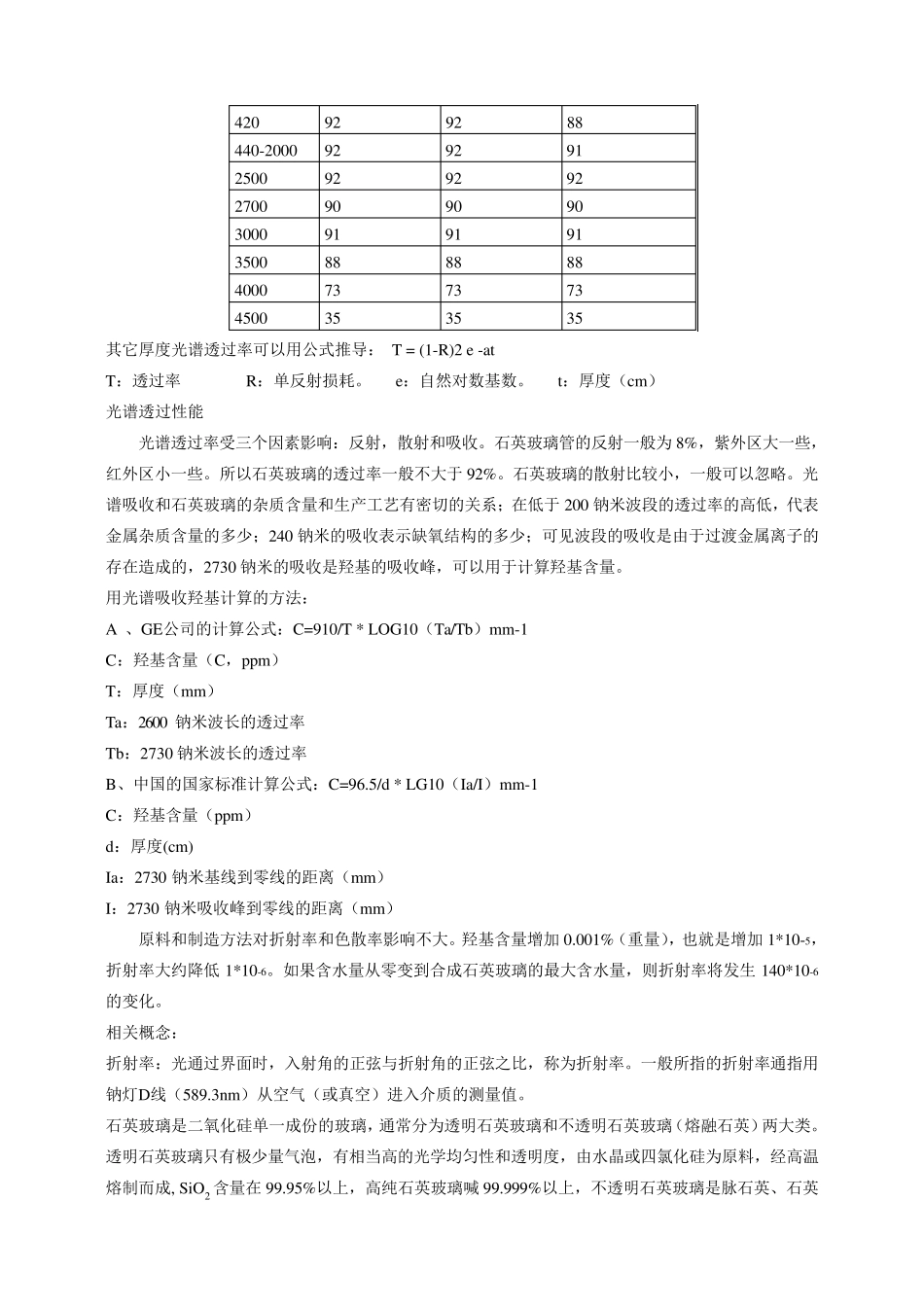 石英玻璃化学性能_第3页