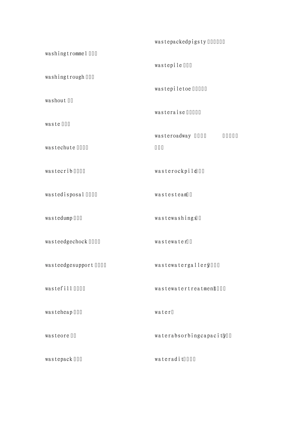 矿业英语词汇_第3页