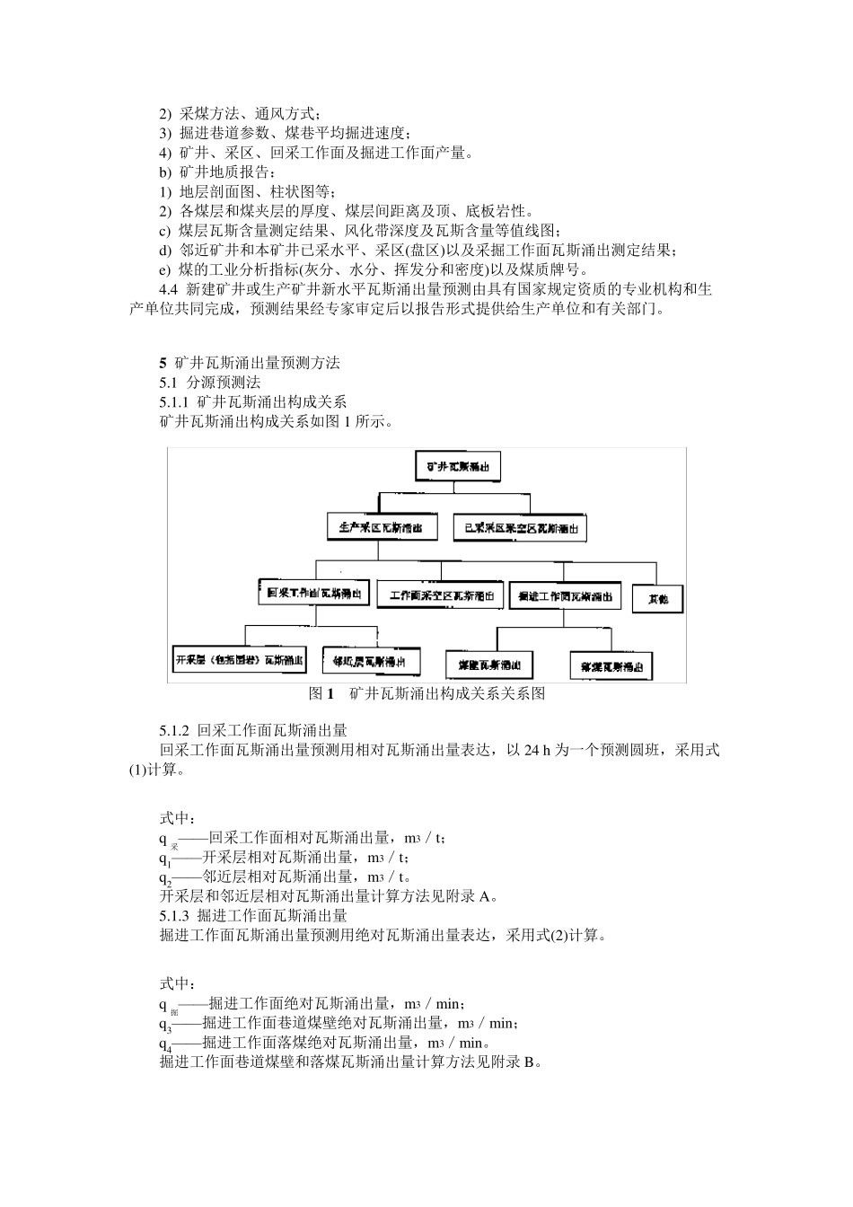 矿井瓦斯涌出量预测方法AQ10182006_第2页