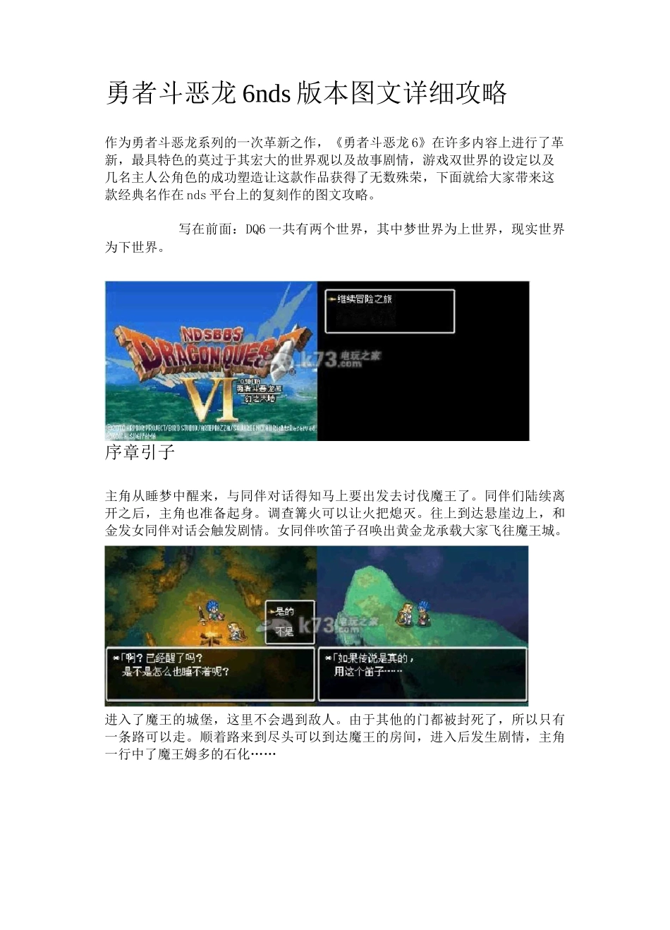 勇者斗恶龙6图文详解_第1页