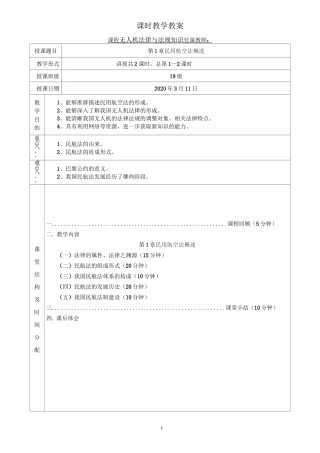 民用航空法概述