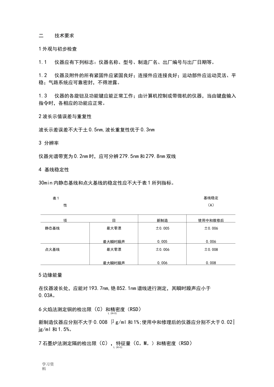 原子吸收分光光度计检定规程完整_第2页