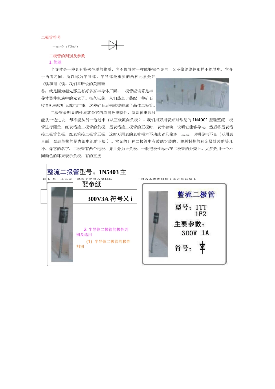 二极管的介绍_第1页