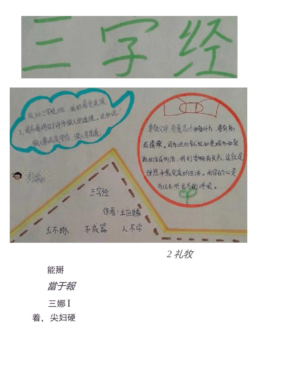 经典诵读手抄报活动方案总结_第2页