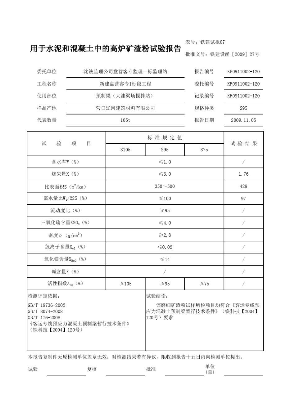 矿粉试验报告_第2页