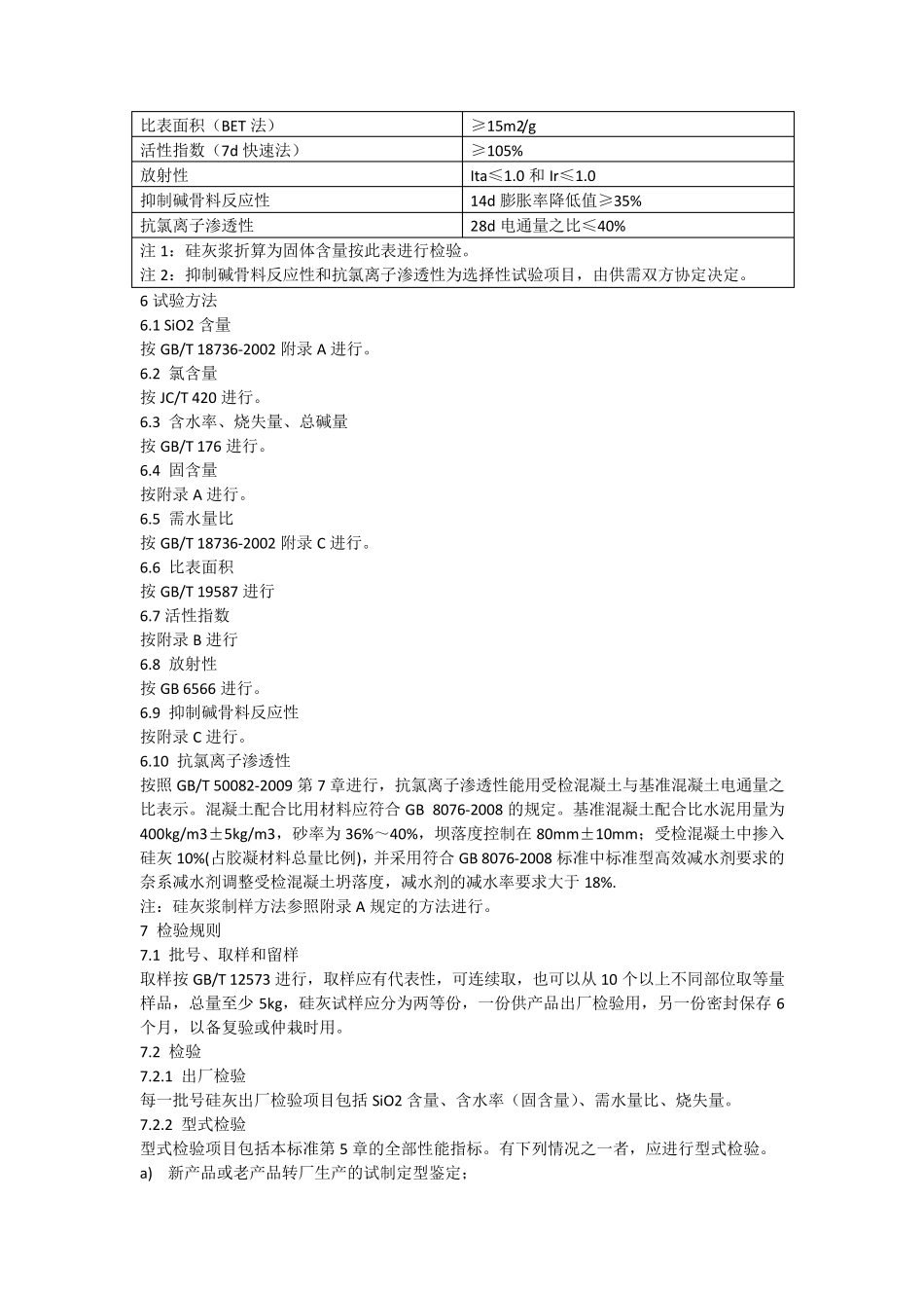 砂浆和混凝土用硅灰GBT276902011_第2页
