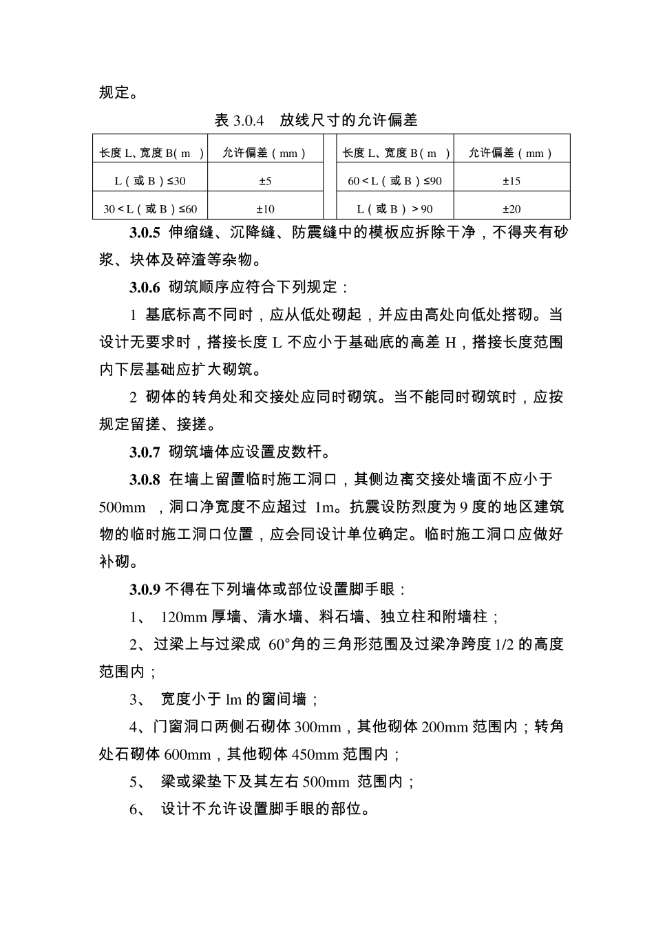 砌体结构工程施工质量验收规范GB502032012_第3页