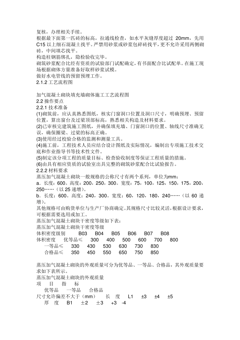 砌墙工程施工工艺标准_第2页