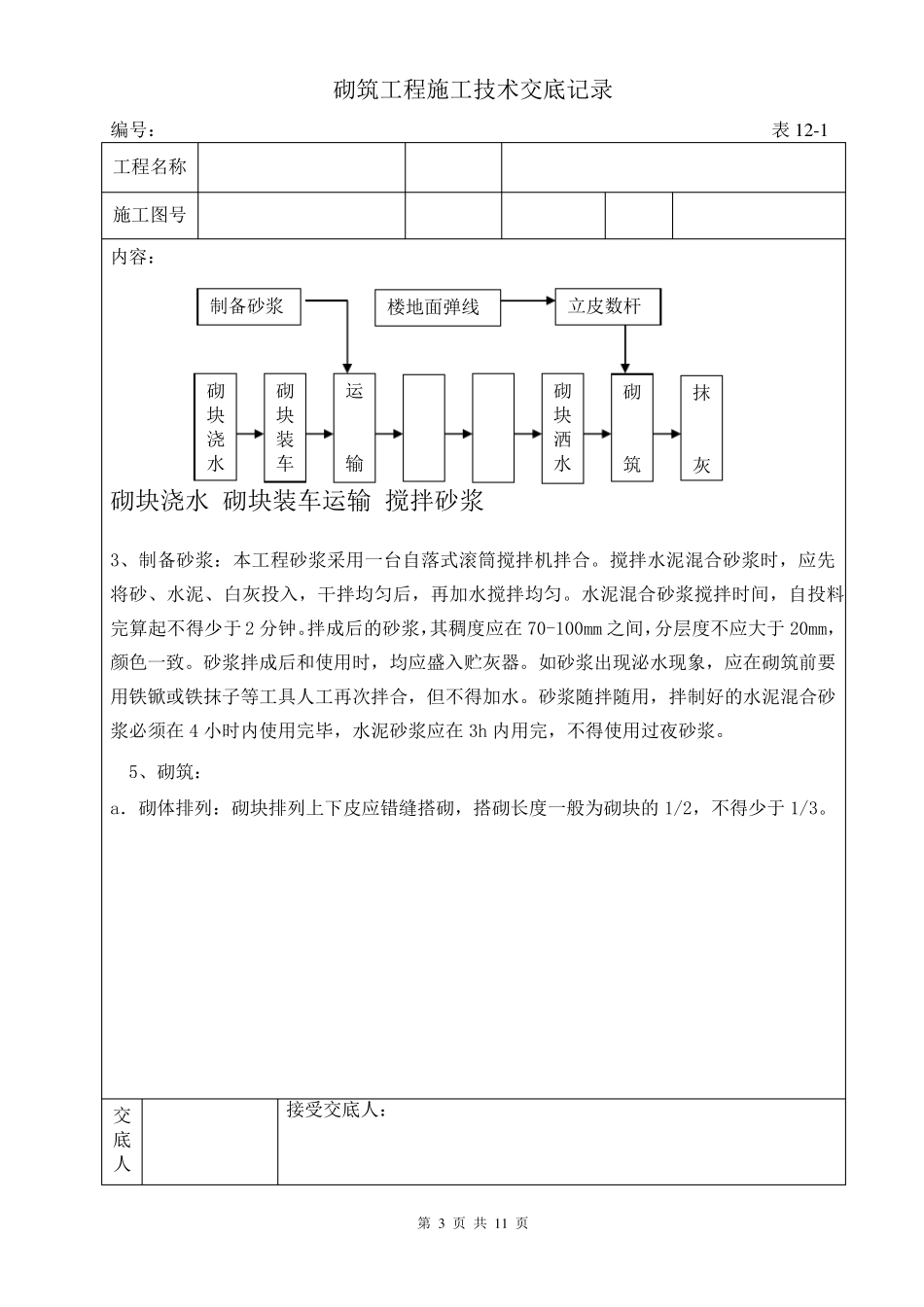 砌筑施工技术交底_第3页