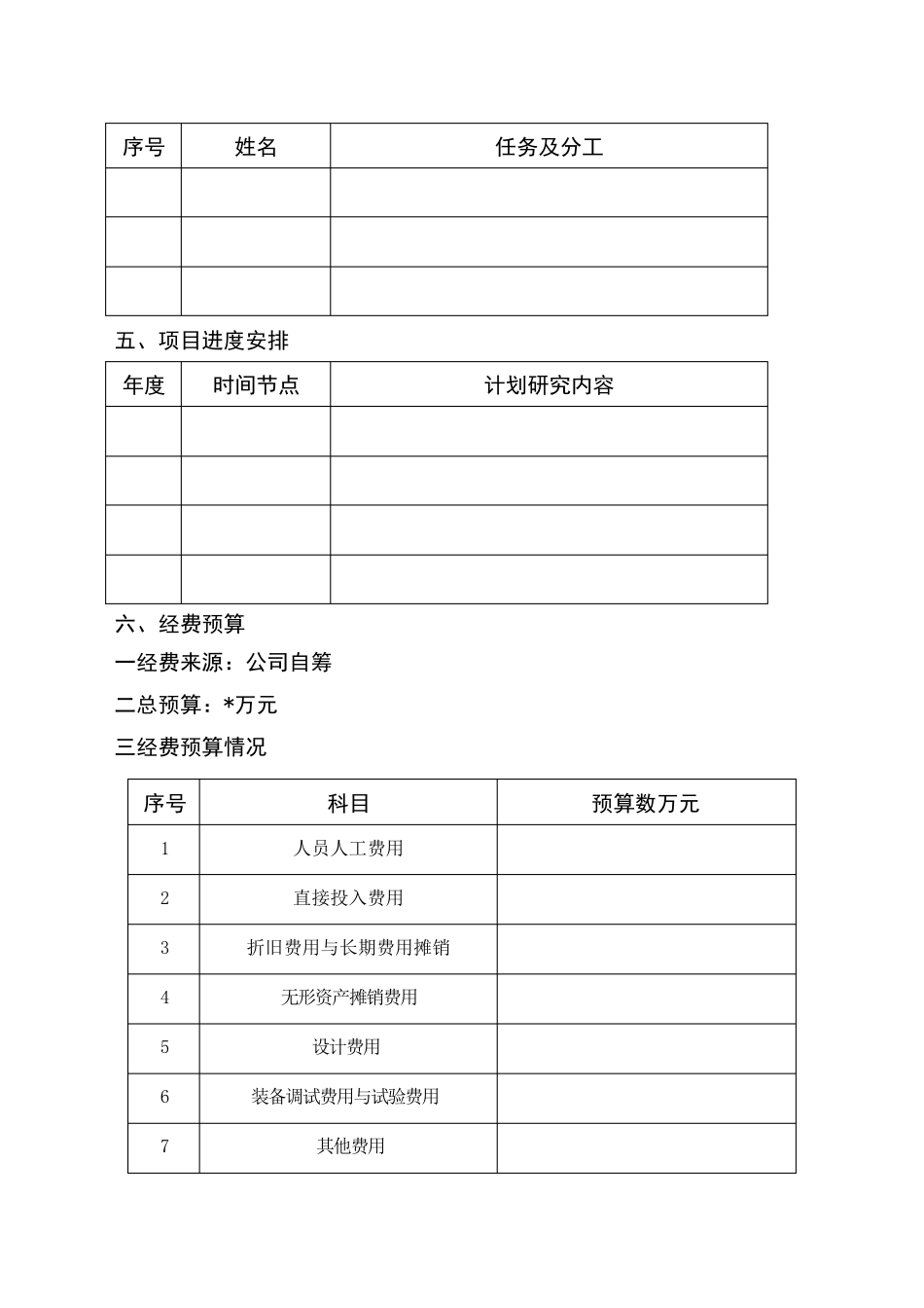 研发项目立项书_第2页