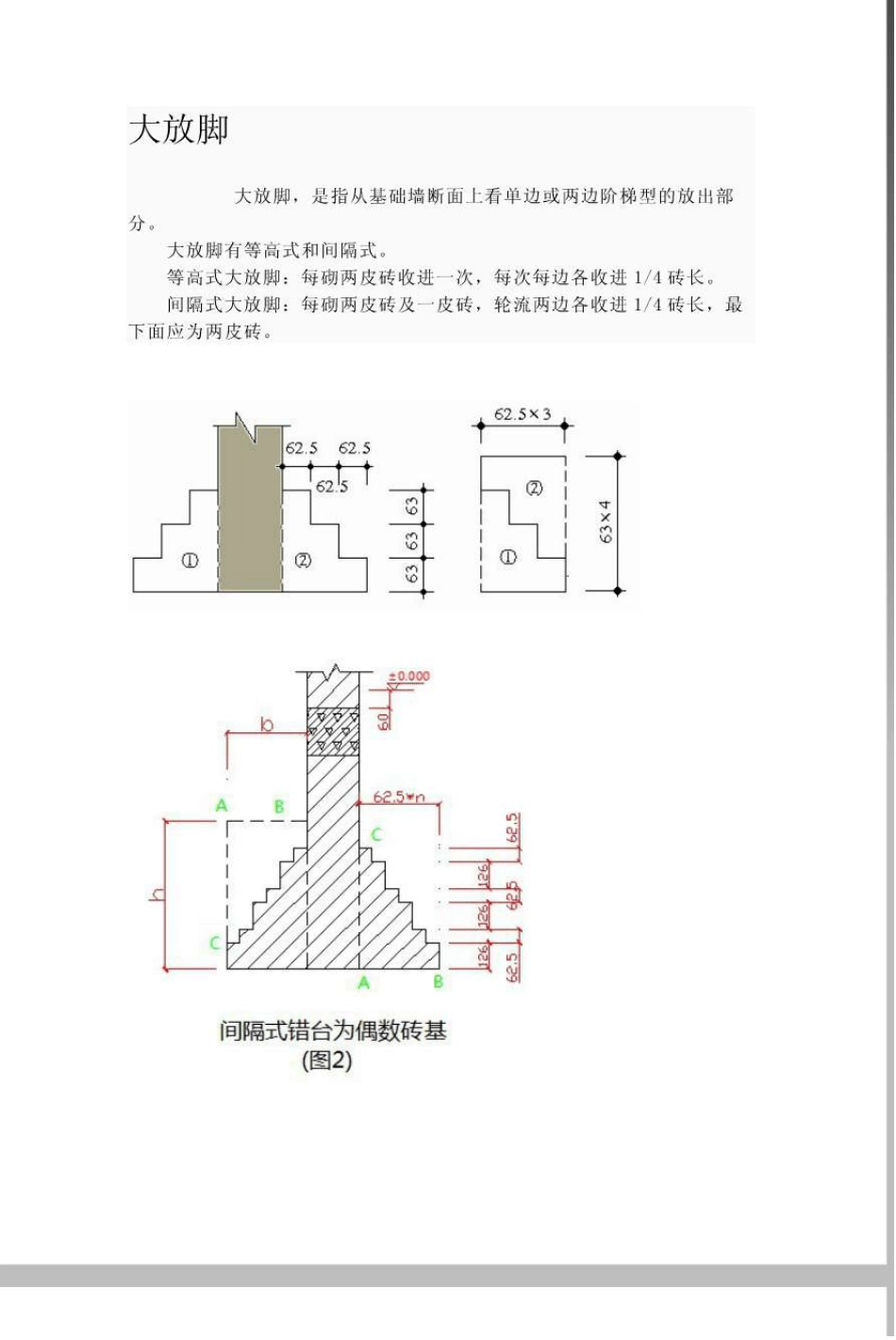 砖基础大放脚详细_第2页