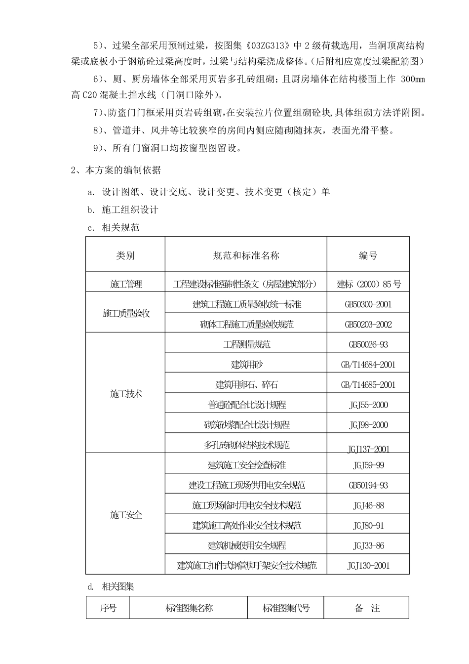 砖砌体工程施工方案_第2页