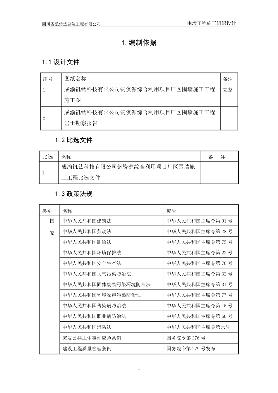 砖砌围墙施工组织设计_第3页
