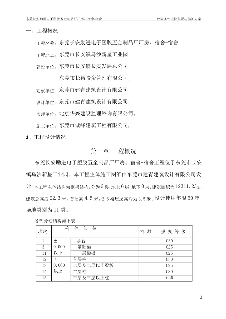 砼同条件试块留置与养护方案_第2页