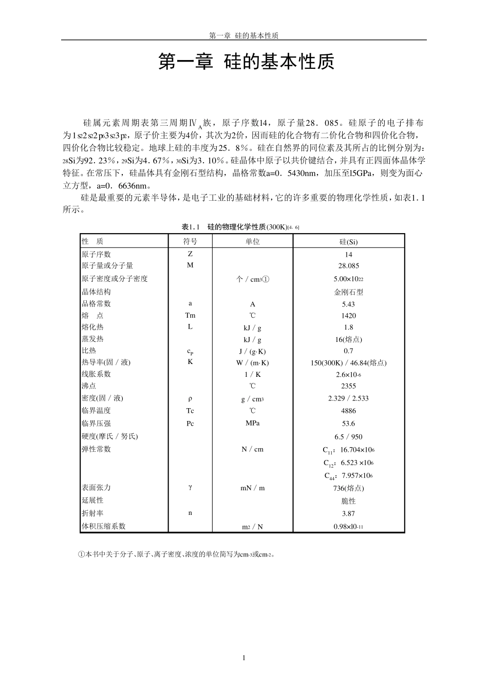 硅的基本性质_第1页
