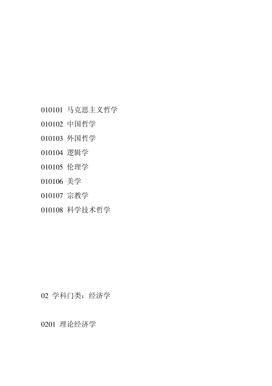 硕士博士学科及专业目录_第3页